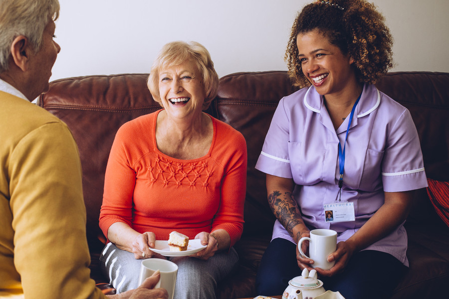 Healthcare All Smiles Coloured Carer